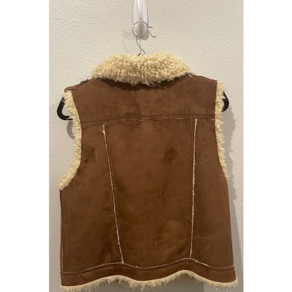 STEVE MADDEN Brown Ivory Vest - Picture 8 of 8